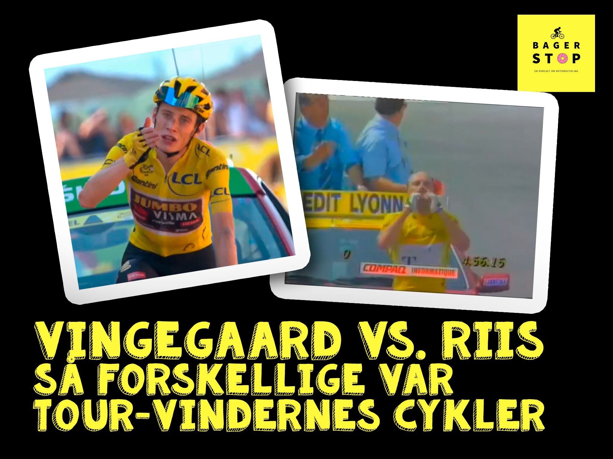 Riis vs. Vingegaard: Så forskellige var de danske Tour de France-vinderes racercykler